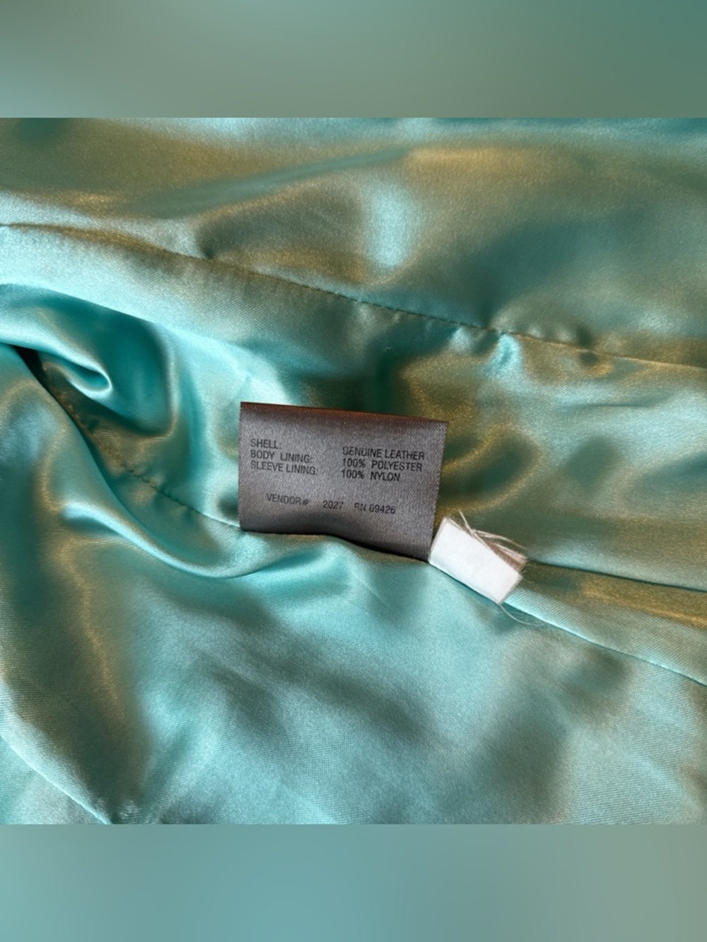 Wilsons Leather Aqua Zip-Front Women's Leather Jacket - Picture 6 of 8